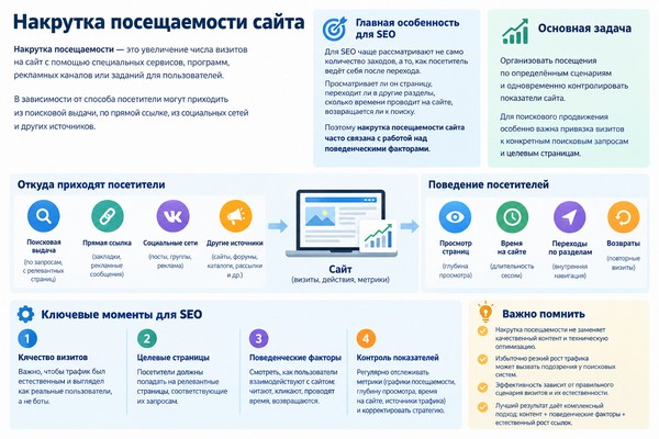 Накрутка Трафика На Сайт