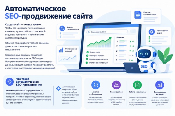 Система продвижение раскрутка сайта: современные подходы к автоматизации SEO